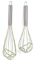 Kikkerland Bird Silicone Whisks, 2-Piece Set