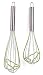 Kikkerland Bird Silicone Whisks, 2-Piece Set