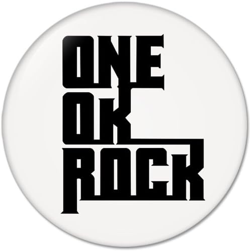 One Ok Rock #7 Music Collection Bottle Opener Round Button Badges With Refrigerator Magnet, NEW 2.25 Inch (58mm)