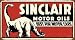 Sinclair Dinosaur Tin Sign
