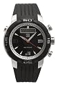 ESQ by Movado Men's Octane Ana-Digi Black Rubber Strap Watch #07300968