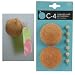 Kitchen & Housewares : Magnetic Cork Pin Cushion 2-Pack with 6 Push Pins