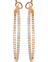 14K Rose Gold Diamond Earrings - 2.00 Ct. -- LIFETIME WARRANTY