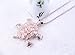 Beautiful Bead Golden Corn Chain Lovely Opal Turtle Pendant Necklace for Women(1Pcs)