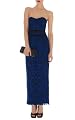 Blue Lace Maxi Dress