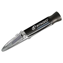 Atago 2371 MASTER-10 (alpha) Hand-Held Refractometer, Automatic Temperature Compensation, Brix 0.0 to 10.0%