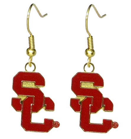 USC Trojans - NCAA Team Logo Dangler Earrings