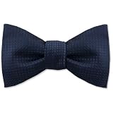 Revitalize by Principessa navy blue silk freestyle bowties