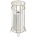 InterDesign Twigz Free Standing Toilet Paper Holder for Bathroom - Pearl Champagne