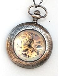 Steampunk SHERLOCK Pocket Watch Mechanical Movement