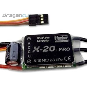 Hacker X-20 Pro Brushless Motor Speed Controller ESC 20A by 
