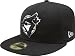 Toronto Blue Jays Black with White Logo 59FIFTY Fitted Cap (7 1/8)