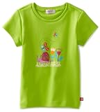 Zutano Girls 2-6X Snail Screen Cap Sleeve Tee