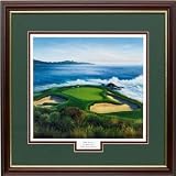 Pebble Beach Hole#7 17X19 Framed Print