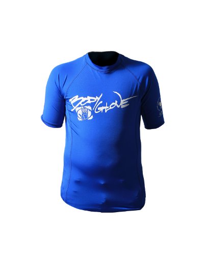 Body Glove Youth Short Sleeve Rash Guard Surf Shirt, Royal, 6