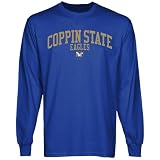 NCAA Coppin State Eagles Team Arch Long Sleeve T-Shirt - Royal Blue