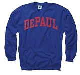DePaul Blue Demons Royal Arch Crewneck Sweatshirt