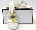 Coach Rumor Signature White Thong Sandals