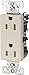 EATON Wiring 9505TRDS ASPIRE Tamper Resistant Duplex Receptacle, Desert Sand