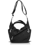 Black Large ''Ziggy'' Crossbody Bag