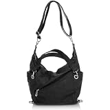 Black Large ''Ziggy'' Crossbody Bag