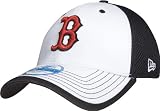 New Era Boston Red Sox Neoway Fitted Baseball Cap (Navy, Medium/Large)