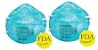 8612f 3M Mask Respirator N95 Health Mask 2-Pack (Contains 2 Masks)