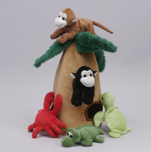 41Ng1RtnVaL Plush Coco Palm Tree House Stuffed Animal by Unipak