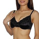 Womens Shelley Lingerie Perfectly Fit Unpadded Underwired Soft Cup Bra / Underwear - Black - Size: US:36C UK:36D EU:80D