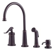 Price Pfister 026-4YPY Ashfield Single-Handle Kitchen Faucet, Tuscan Bronze