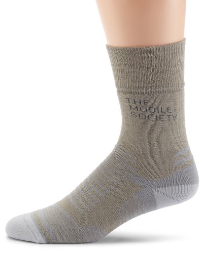 The Mobile Society Herren Funktionssocken Classic Trekking, oliv/grau, 45-47
