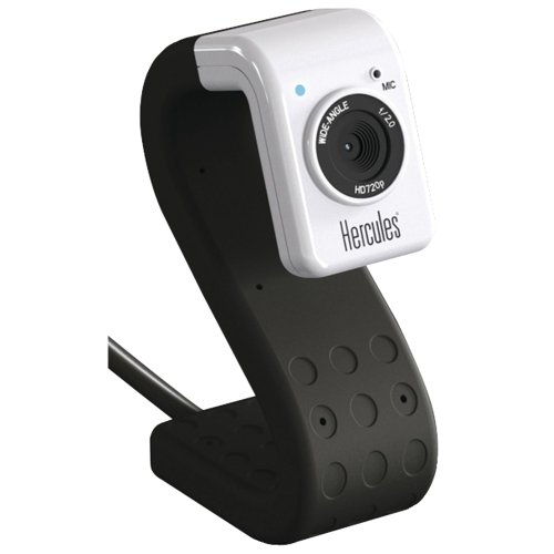 Hercules 4780718 HD Twist Mini Webcam - Black Edition