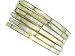 'Mother of Pearl' - White Bangle Set