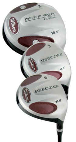 Wilson Golf- Deep Red Driver & Fairway 3-Wood Set Reg Graphite