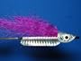 NEW FLIES Holographic & Glow in Dark Big Game Floating Head Tube & Trolling Turbulator Fly #81