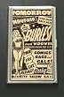 Hand Made Unisex Retro "Burlesk" Business Card Holder