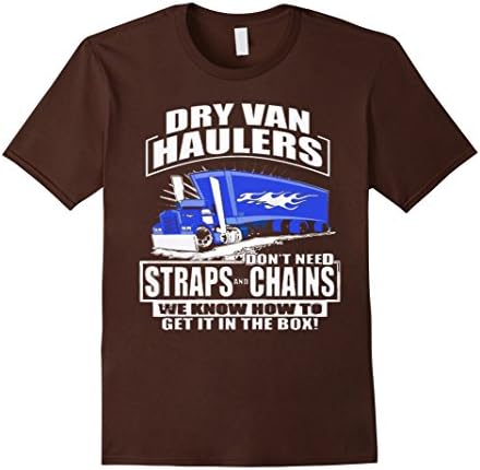 Men's Dry Van Haulers Tshirt/Hoodie/Sticker Large Brown