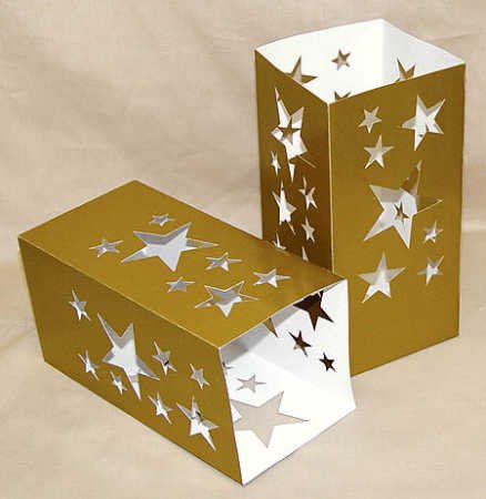 Gold with Star Cutouts of 24