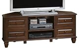 Chstrfld 4drwr Corner Tv Cabnt 4-drawer Chestnut