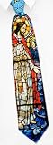 Jesus Stained Glass by Wild Ties multicolor silk ties