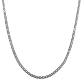 Sterling Silver 1.8-mm Diamond-cut Round Box Chain (18 Inch)
