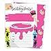 Girls Painting 3 Happy Birthday Invitations Invite Cards (25 Count) With Envelopes & Seal Stickers Vinyl Girls Kids Party