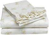 Laura Ashley Eva 300-Thread-Count Cotton Queen Sheet Set