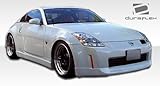 IMAGE OF 2003-2005 Nissan 350z Wings Urathane Complete Kit: Includes Wings Front Lip-URETHANE (103117), Wings Rear Lip - URETHANE (103118), and Wings Side Skirts - URETHANE (103110).