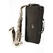 Barcelona Alto Saxophone with Case, Reeds, Cleaning Rod, Polishing Cloth, Gloves, and Cork Wax - Nickel Plated