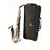 Barcelona Alto Saxophone with Case, Reeds, Cleaning Rod, Polishing Cloth, Gloves, and Cork Wax - Nickel Plated