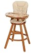 Graco Classic Wood Highchair w/Seat Pad in Butter Pecan