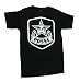 Obey Posse Patch Classic Graphic Mens Black Tee Shirt.