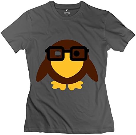 TTshirts Women's Tshirt Nerd Bird Size XL DeepHeather