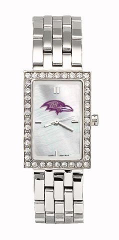 Baltimore Ravens Starlette Stainless Steel Watch